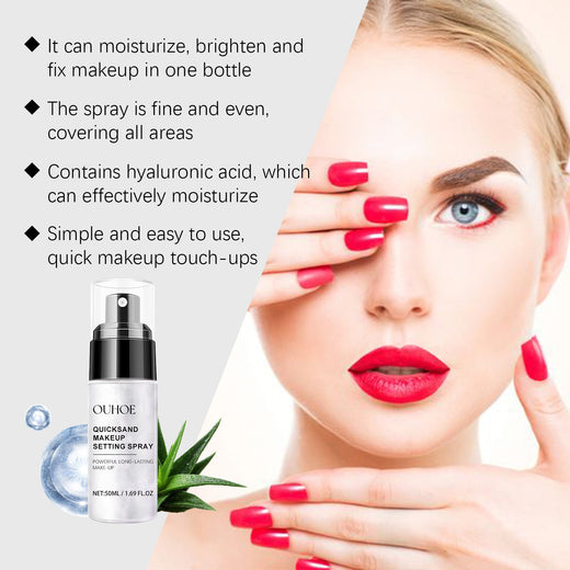 Hydrating Makeup Setting Spray Fine Mist, 50ml Portable
