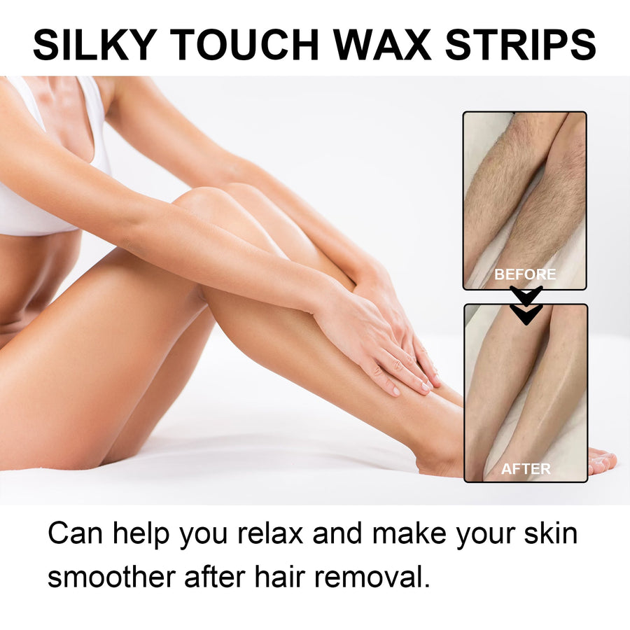 Ready-to-Use Body Wax Strips for Smooth-Looking Skin