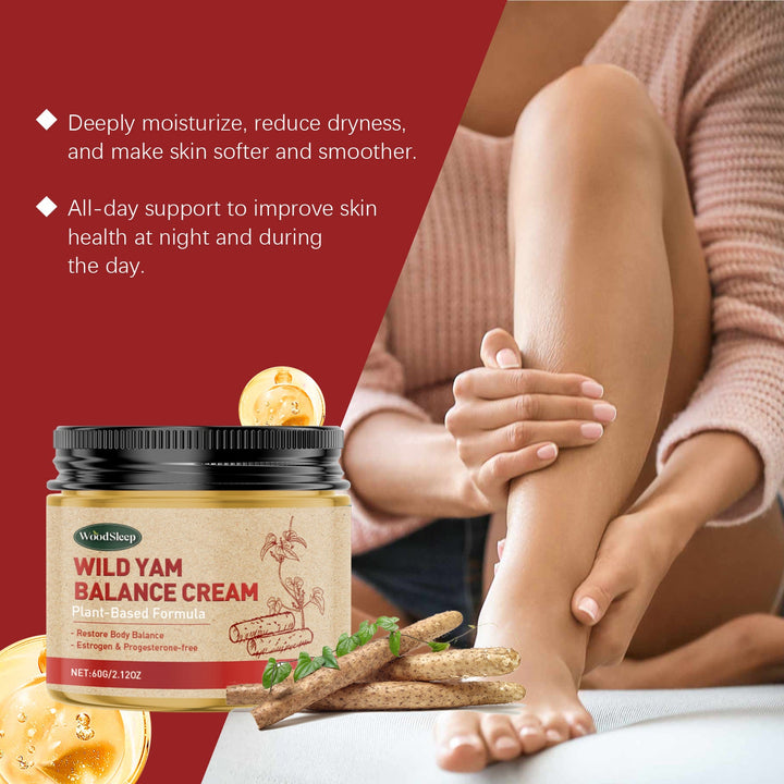 Wild Yam Balance Cream for Hormonal Skin Support