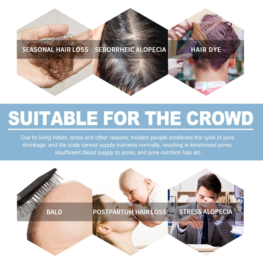 Hair Strength Ampoules for Scalp Massage Treatment