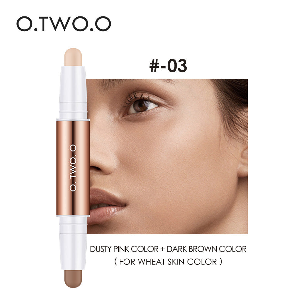Dual-Ended Contour Stick for Easy Facial Definition