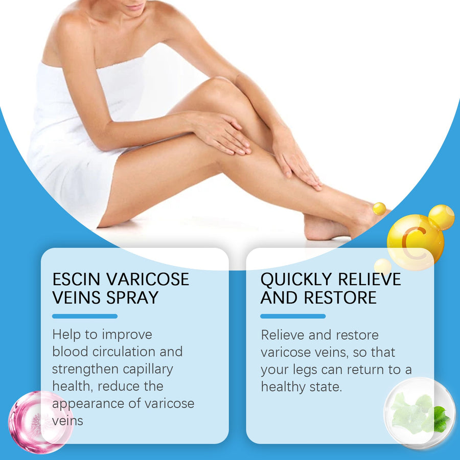 Leg Treatment Spray — Visibly Reduce Varicose Veins