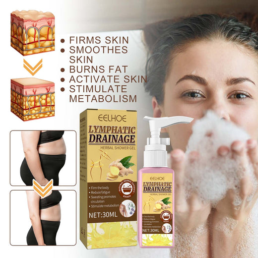 Ginger Lymphatic Drainage Shower Gel for Waist Shaping