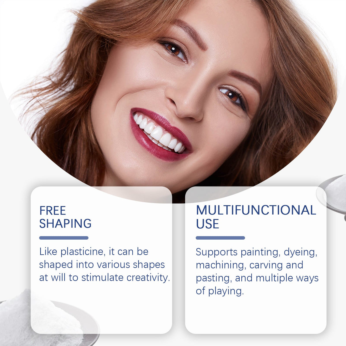 Moldable False Teeth Putty — Custom Temporary Tooth Repair