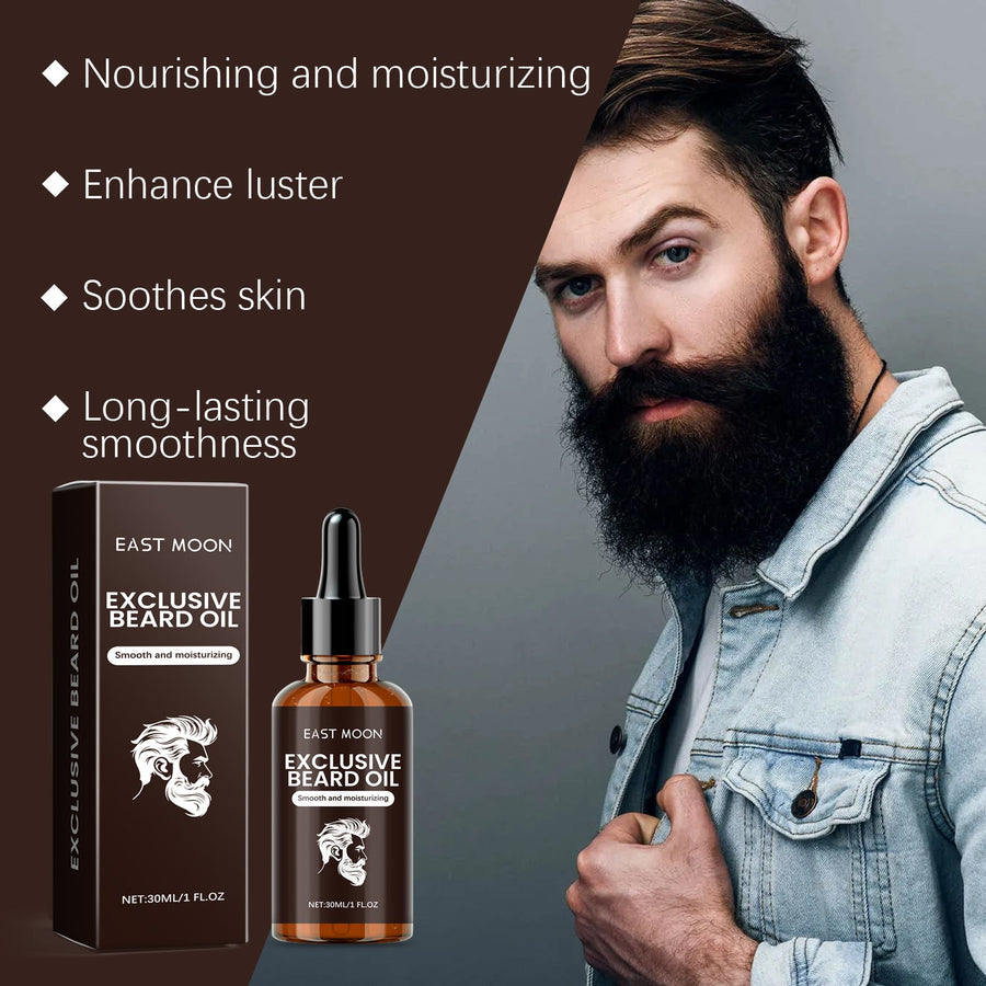 Beard Oil for Men — Smooth, Lustrous Beard in 60 Days