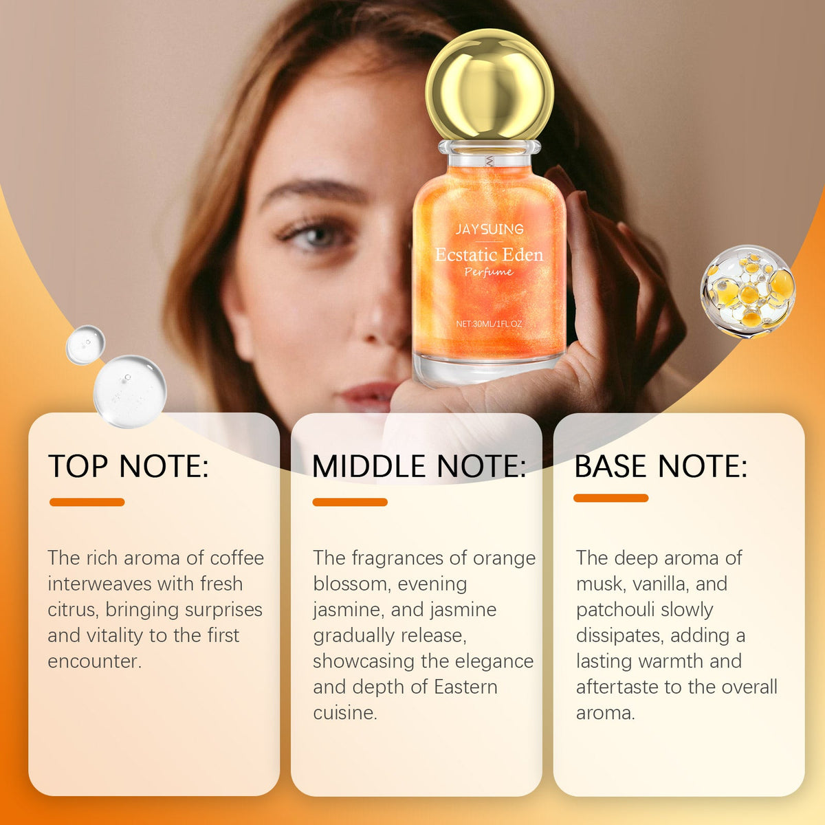 Warm Sparkling Perfume for Dates, Nights and Celebrations