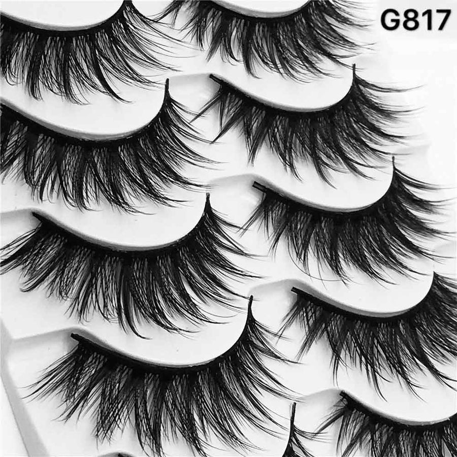False Eyelashes: Dramatic 3D Volume, 5 Lash Styles