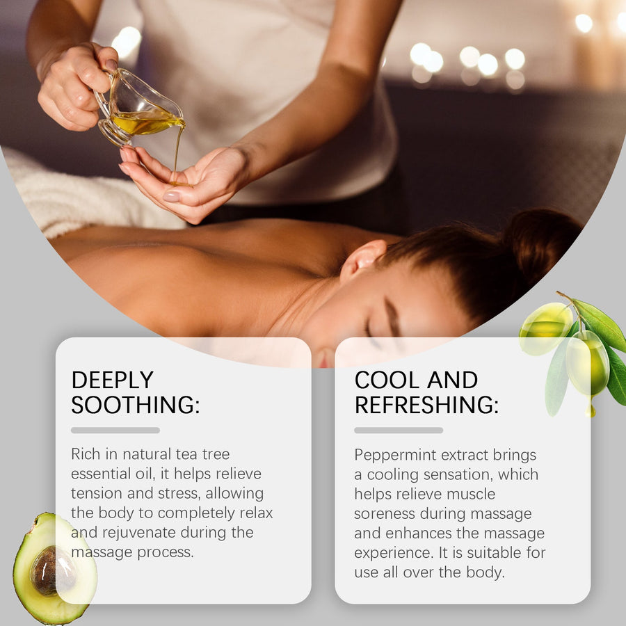Tea Tree Essential Oil with Peppermint for Muscle Relief
