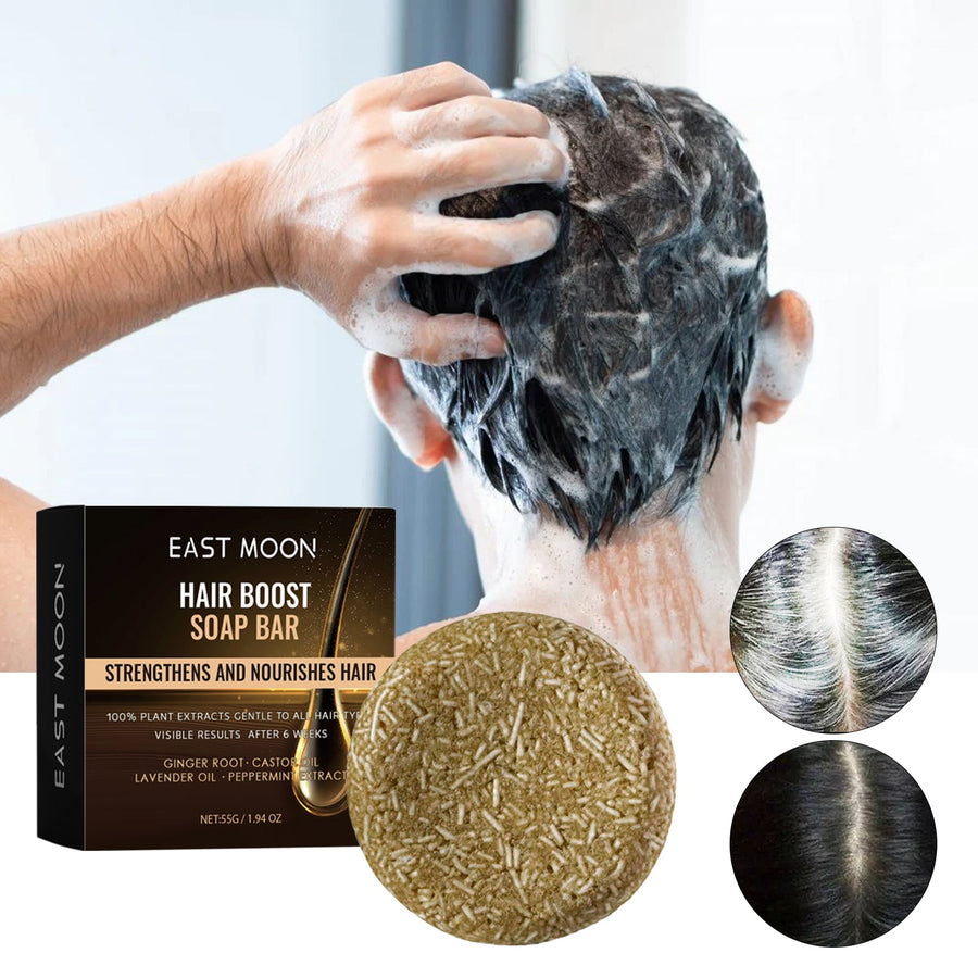 Root Activator Soap Bar for Thicker-Looking Hair Roots