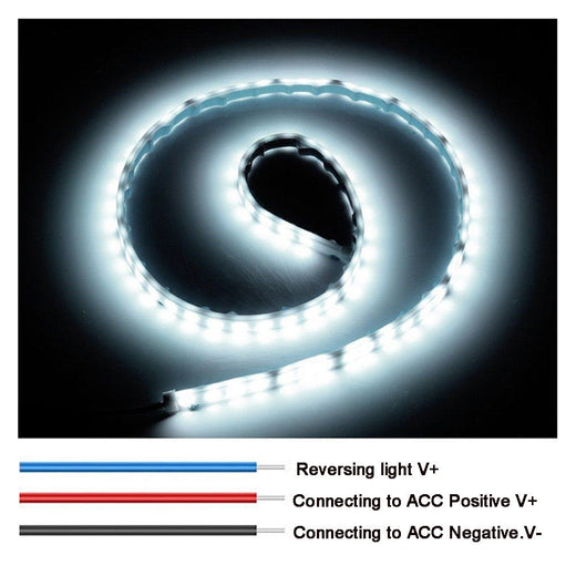 Promotion! 1.2m 12V Car Four Colors Flow Type 36 LED Car Tai