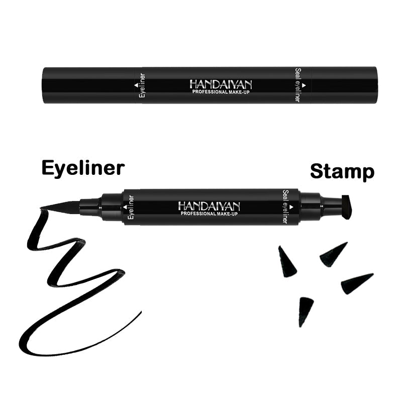 Double-Ended Winged Eyeliner Stamp for Easy Cat-Eyes