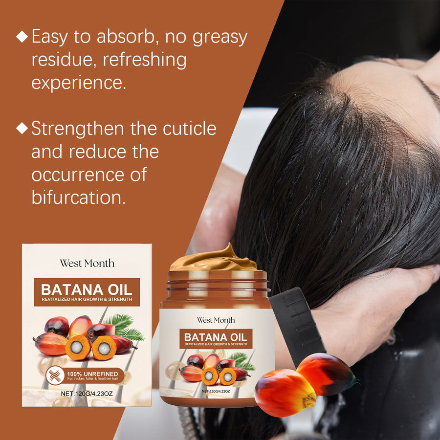 Batana Hair Oil for Softer, Stronger-Looking, Dry Hair