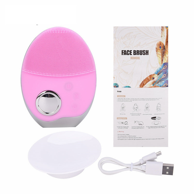 Sonic LED Facial Brush — Clearer Skin with Tri-Light Therapy