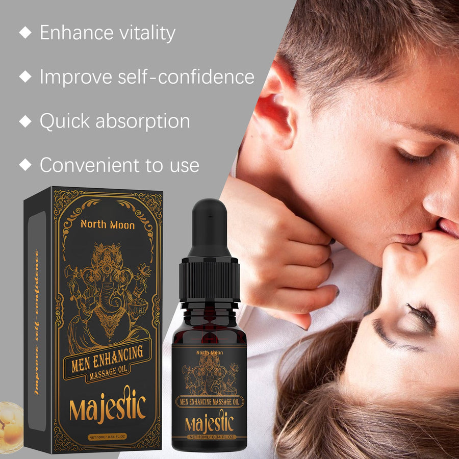 Men's Enhancing Massage Oil — Vitality & Confidence