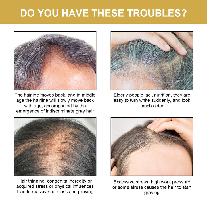 Hair Darkening Shampoo for Gray-Looking Hair, 500ml