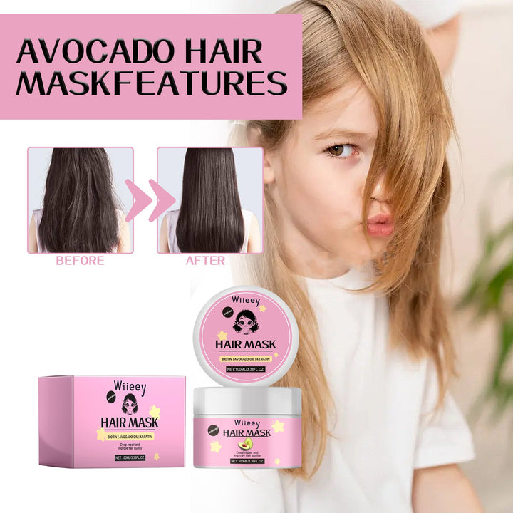 Avocado Hair Mask for Smoother, Less Frizzy, Softer Hair