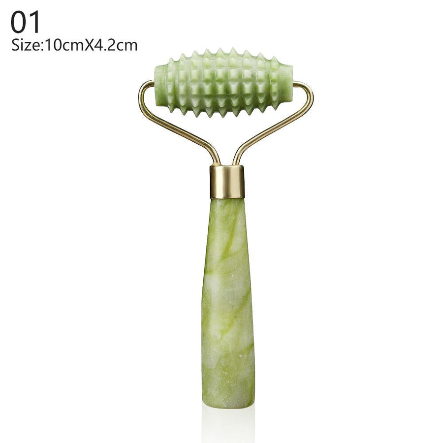 Double-Head Jade Face Roller for Soothing Massage