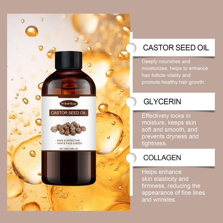 Castor Oil Hair & Skin Moisturizer for Dryness | 100 ml