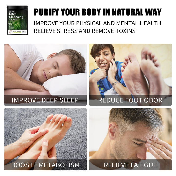Detox Foot Patches for Deep Sleep & Overnight Cleanse