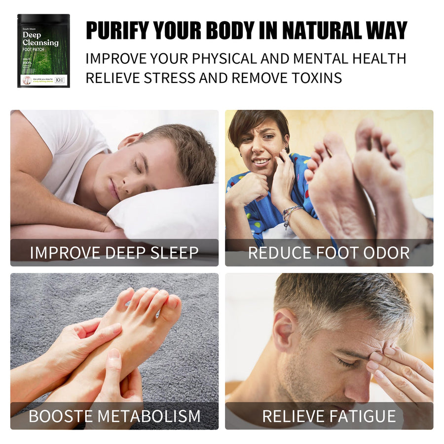 Detox Foot Patches for Deep Sleep & Overnight Cleanse