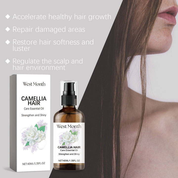 Camellia Hair Oil for Dry Hair Softness and Shine
