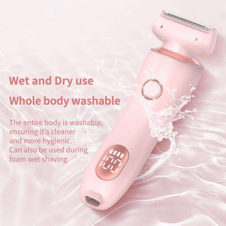 Women's Electric Hair Removal Device for Wet-Dry Use
