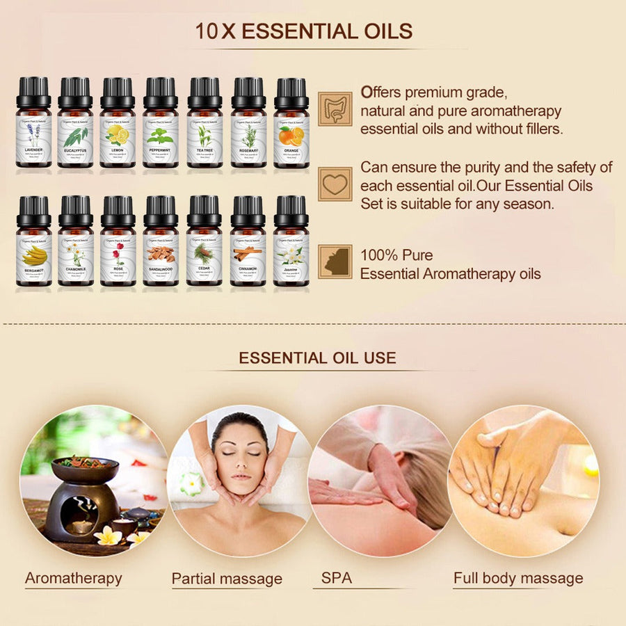 Essential Oil Set: 14 Pure Scents for Home Rituals