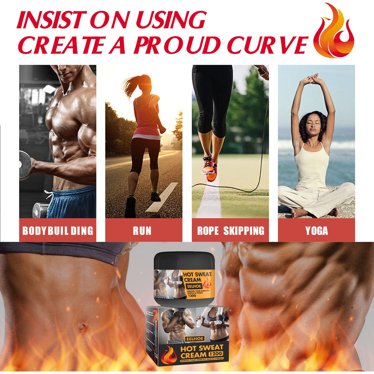 Thermogenic Abs Cream for Visible Muscle Definition