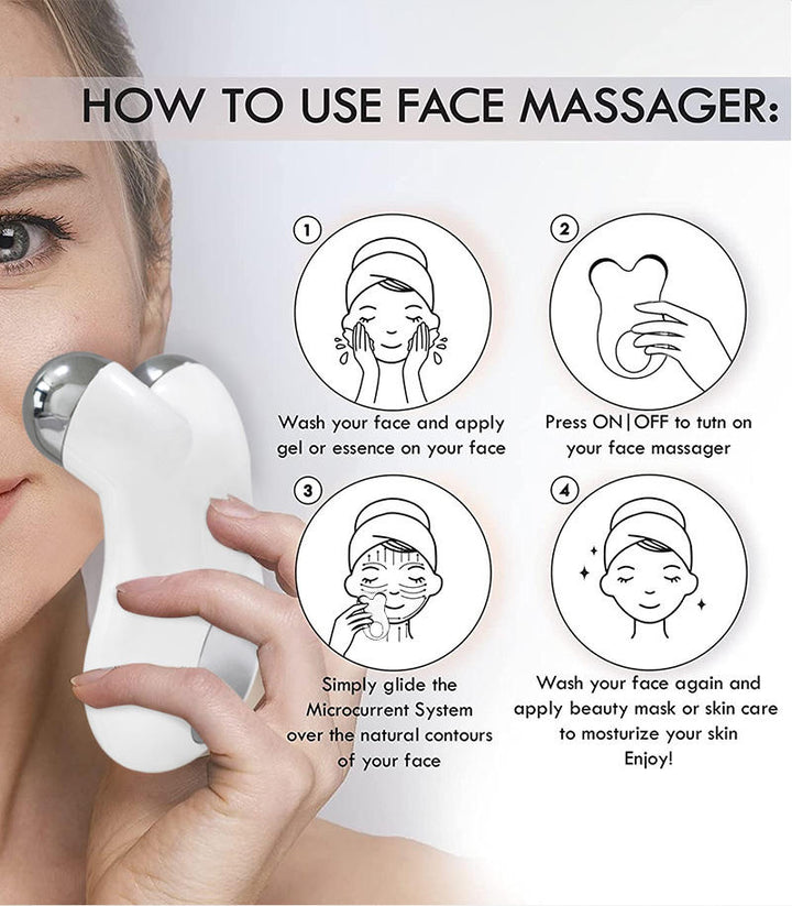 Microcurrent Facial Device — Lift, Tighten & Contour