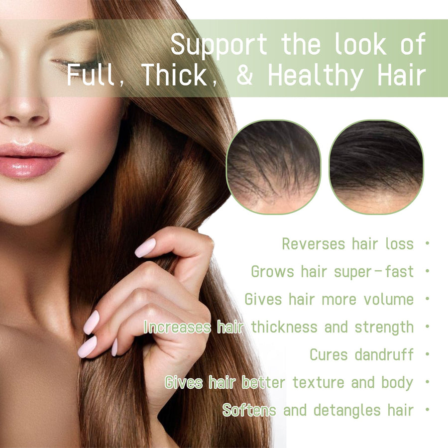 Herbal Hair Oil for Fuller-Looking, Softer Hair Care