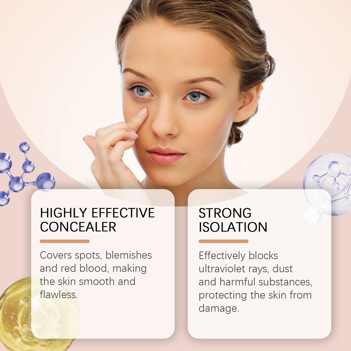 Three-Color Concealing Primer With SPF 50+ Coverage