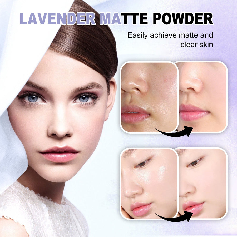 Lavender Finishing Powder for Lasting Shine Control