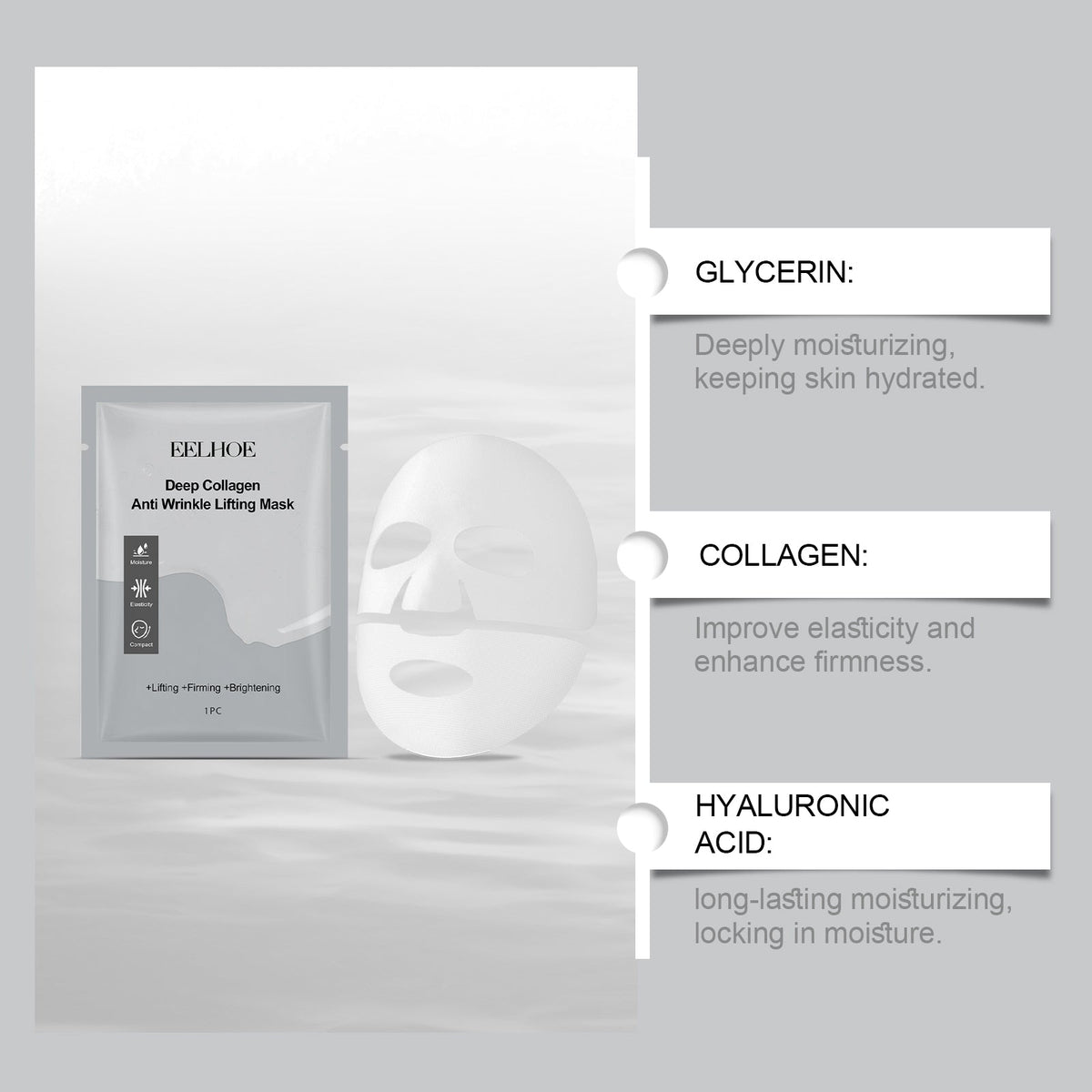 EELHOE Collagen Hydrogel Mask for Firming & Brightening