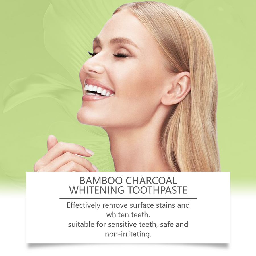 Bamboo Charcoal Toothpaste – Whitening for Sensitive Teeth