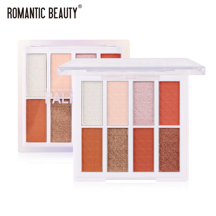 8-Color Eyeshadow Palette for Warm, Versatile Looks