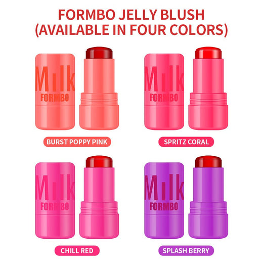 Water Jelly Cheek Blush Stick for Fresh, Buildable Color