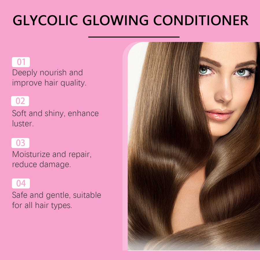 Glycolic Acid Hair Conditioner for Smooth, Glossy Hair