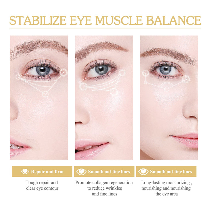 24K Gold Eye Masks for Puffy Eyes, Fine Lines & Moisture