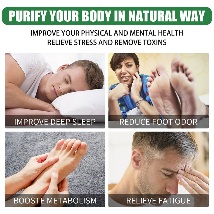 Natural Herbal Foot Patch Dehumidifying Foot Massage, Reliev