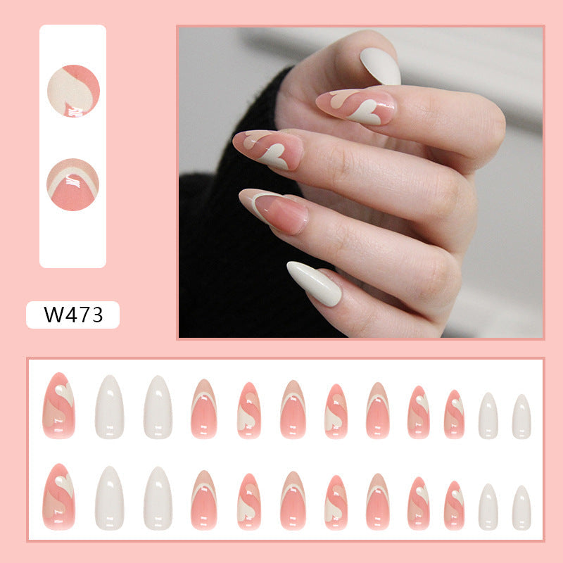 French Glitter Press-On Nails – Perfect Manicure in 10 Minutes