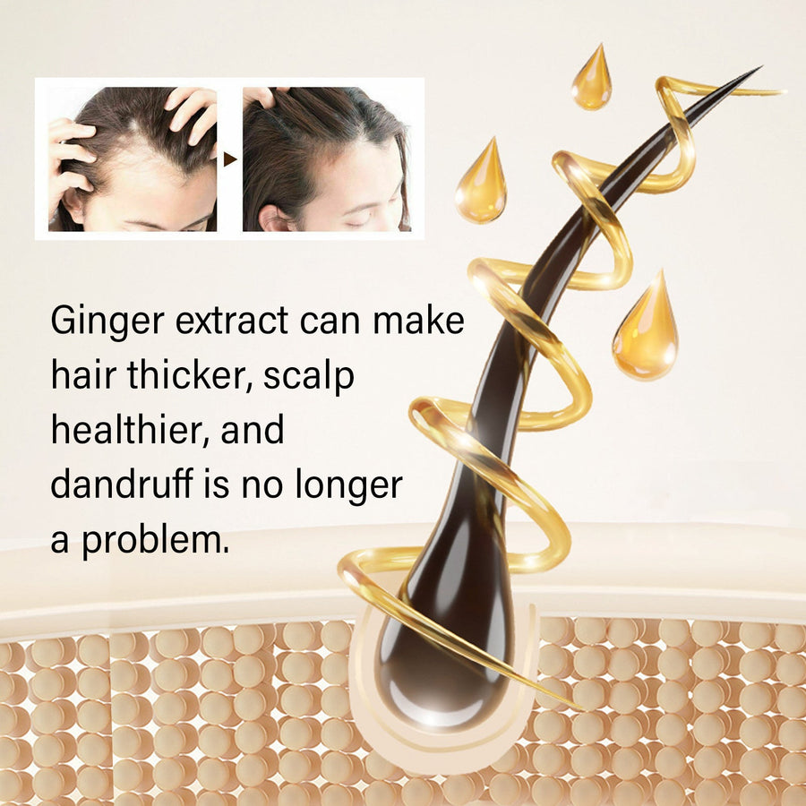 Ginger Root Shampoo for Clean, Fuller-Looking Hair