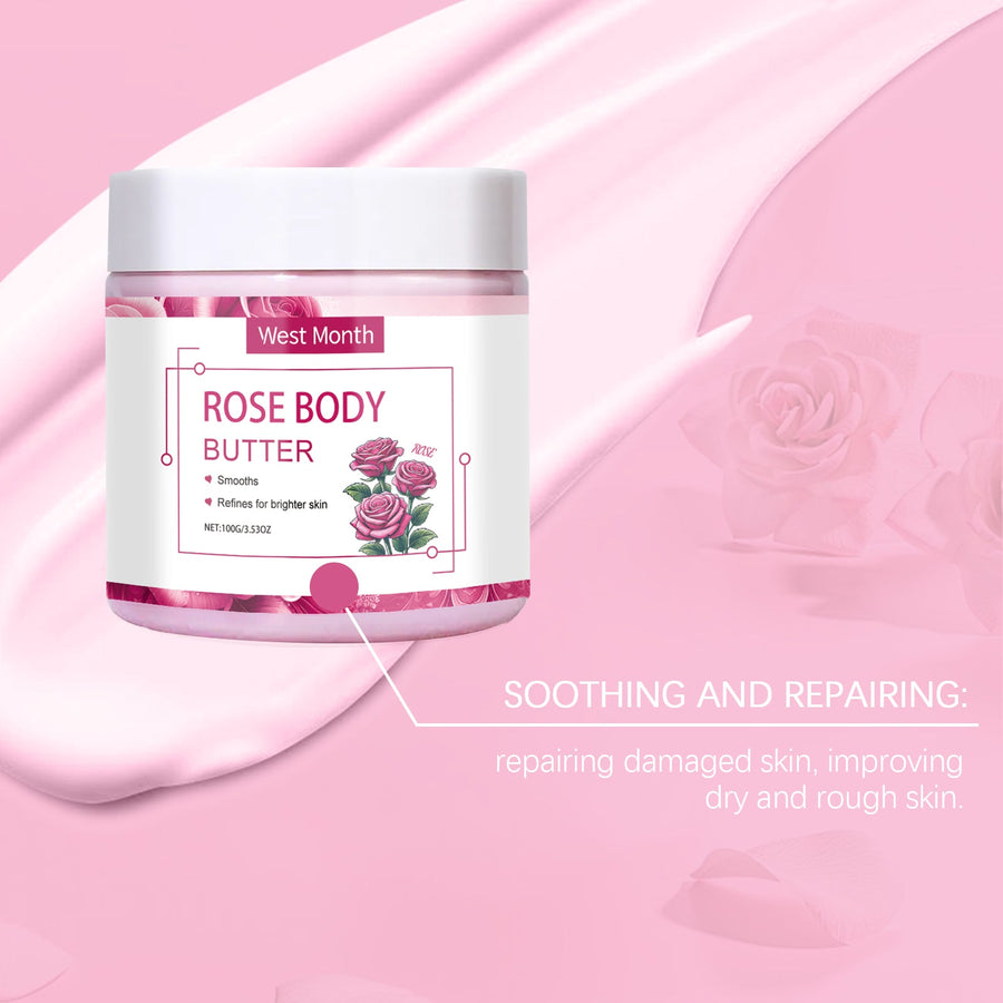 Rose Body Butter for Smooth, Hydrated-Looking Skin