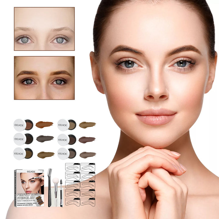 Eyebrow Stencil Kit for Fast, Natural Brow Definition