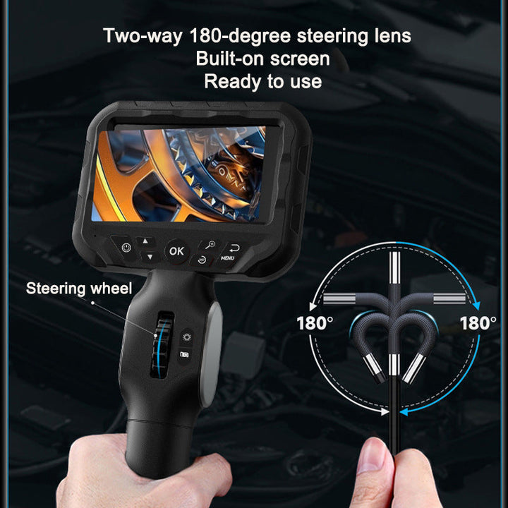 Sewer Inspection Camera — 360° Steering Endoscope with IP67
