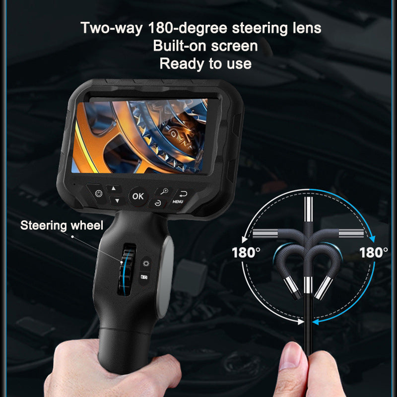 Sewer Inspection Camera — 360° Steering Endoscope with IP67