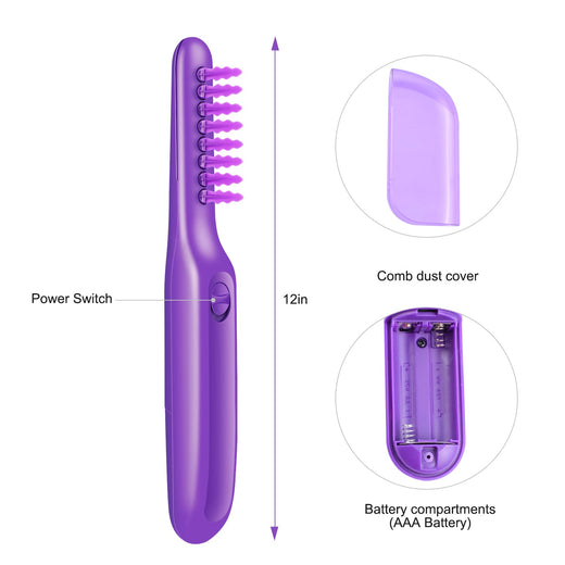 Electric Detangling Brush for Smooth, Frizz-Free Hair