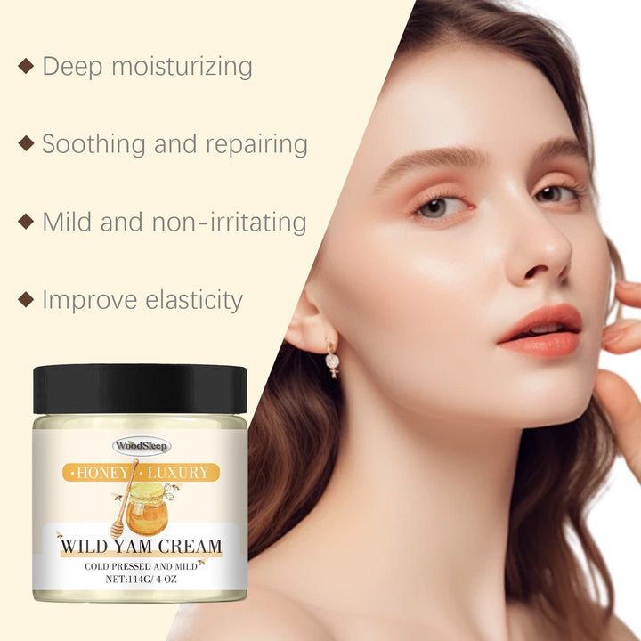 Honey Moisturizing Cream for Dry, Delicate Skin Daily Care