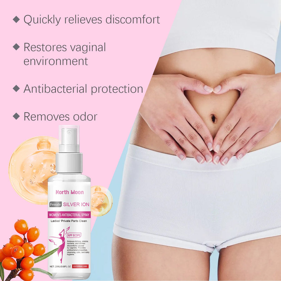 Silver Ion Feminine Spray for Daily Intimate Freshness