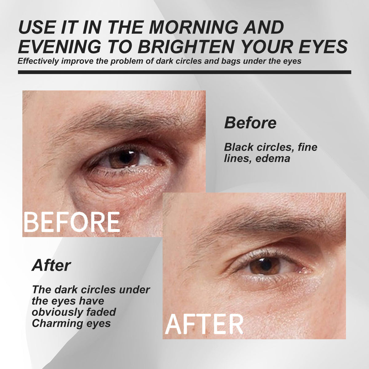 Men's Eye Cream for Dark Circles and Puffy Bags