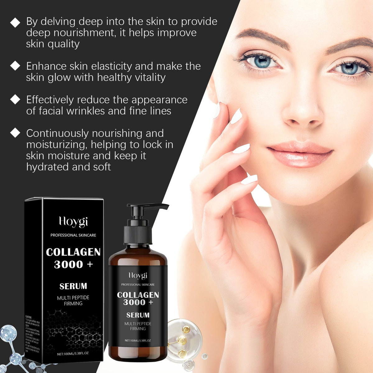 Hyaluronic Acid Serum for Hydrated, Firmer-Looking Skin
